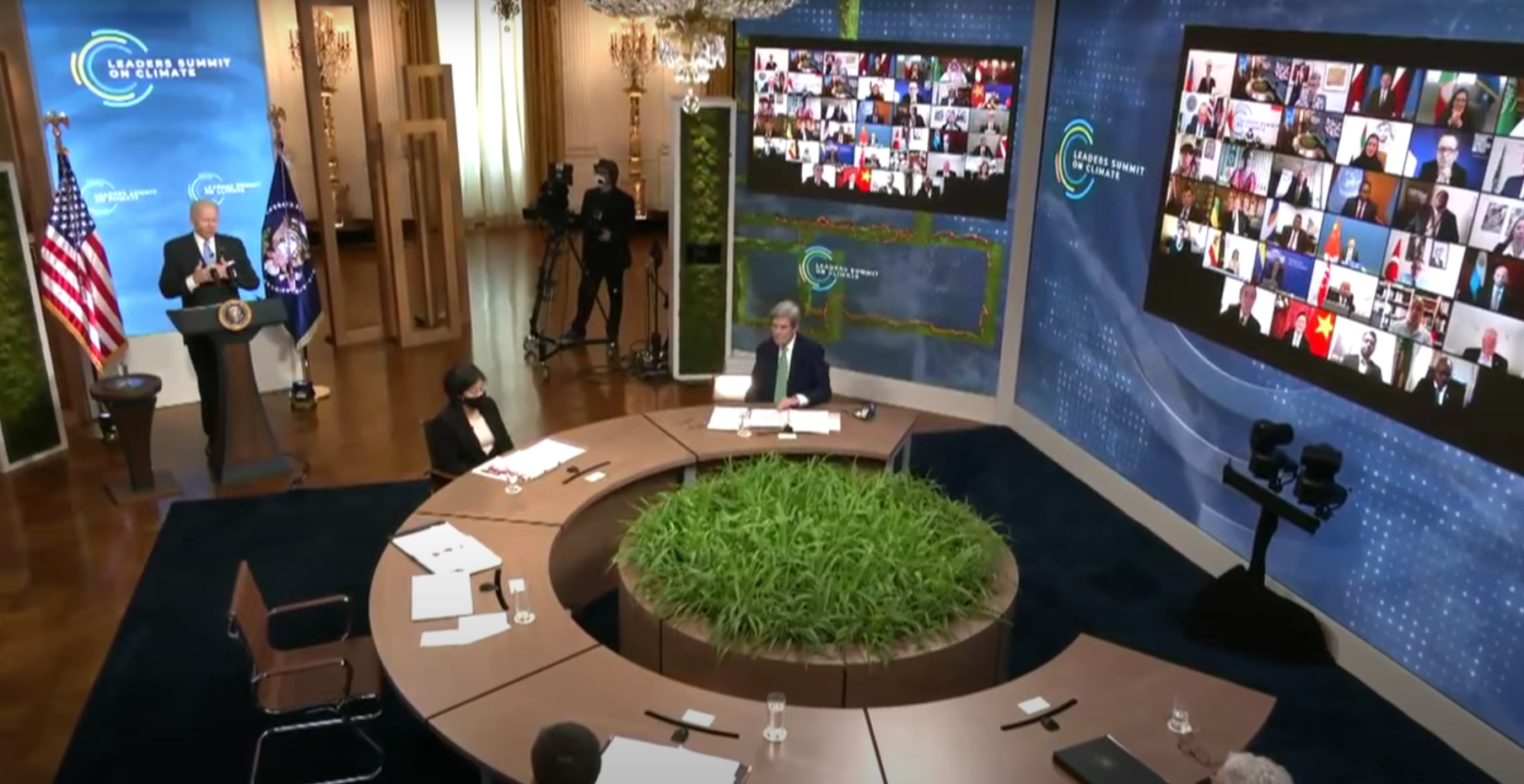 Leaders Summit on Climate Room View