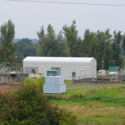 Water treatment works in Turnbridge Wells, England
