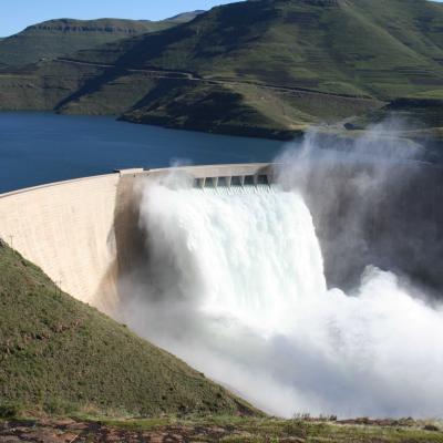 Katse Dam in Lesotho