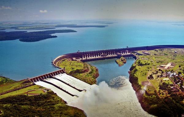 Itaipu dam in southern Brazil