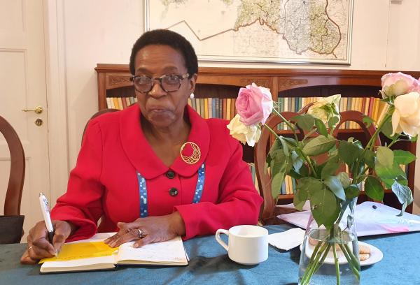 Dr Zodwa Dlamini in Stockholm 