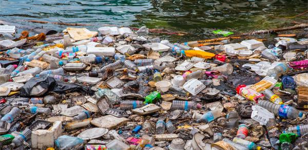 Plastics pollutes the hydrosphere 